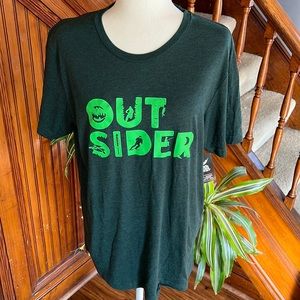 Trek Light Gear Outsider Dark Green Teeshirt Sz L